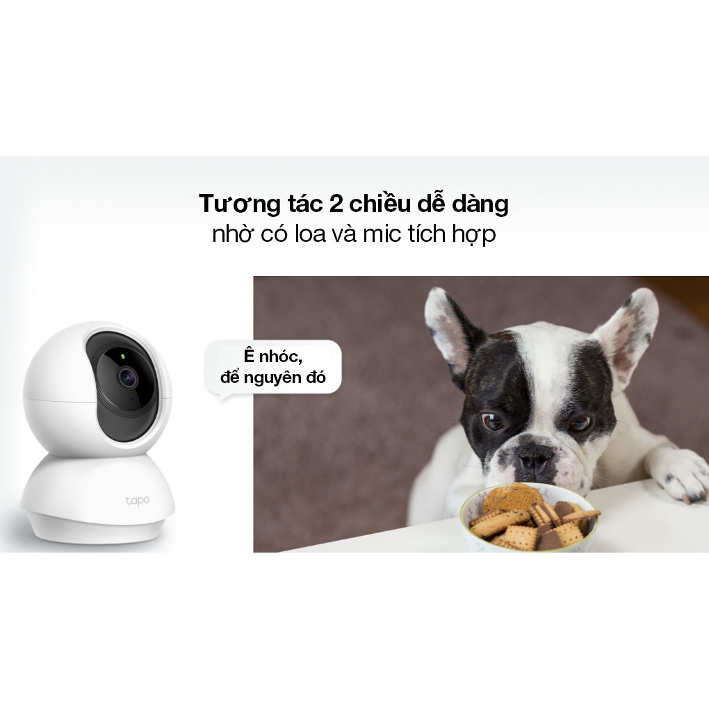 Camera Wifi Full HD 1080P xoay 360 độ Giám Sát An Ninh Tapo C210 C200