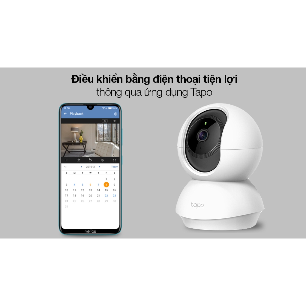 Camera Wifi Full HD 1080P xoay 360 độ Giám Sát An Ninh Tapo C210 C200
