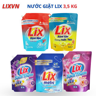 Túi nước giặt LIX 3,2kg đa dạng mùi hương, sạch sâu, giúp quần áo lưu hương thơm cả ngày -LIXVN