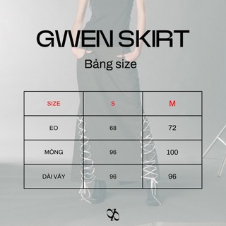 Chân váy đuôi cá thắt dây trắng INTO.EIGHT thiết kế (GWEN SKIRT)