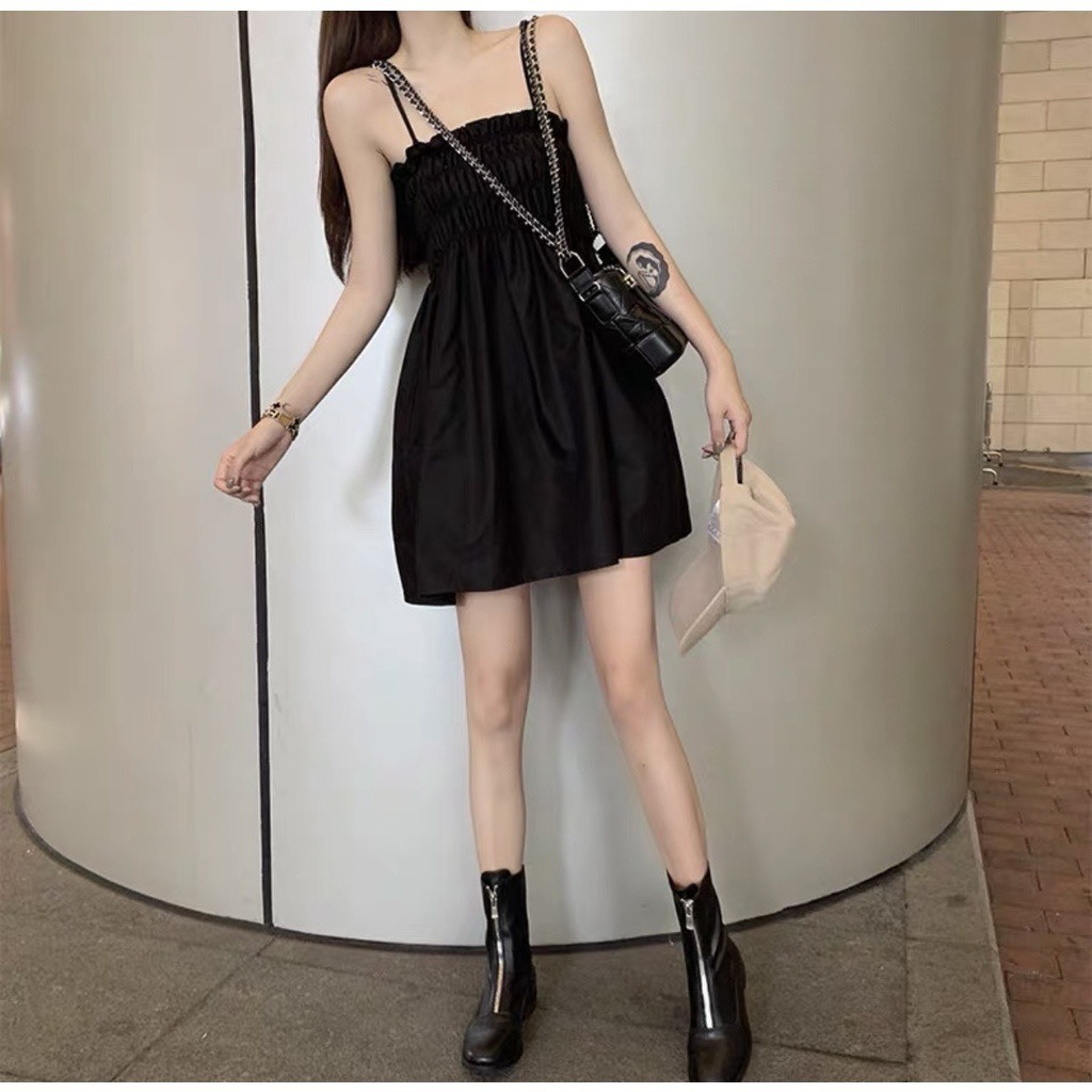Váy 2 dây. thiết kế phong cách hàn quốc, siêu trẻ trung CN84