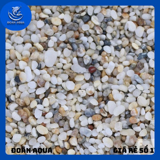 Sỏi suối 3 màu trang trí hồ cá, chậu cây cảnh – 1kg