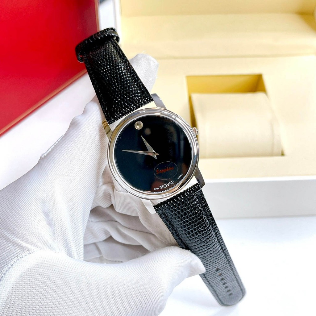 Đồng hồ đôi dây da M.o.v.a.d.o thời trang đẹp, size 38mm dây da cao cấp, chống nước, kiểu dáng thanh lịch bảo hành máy 3