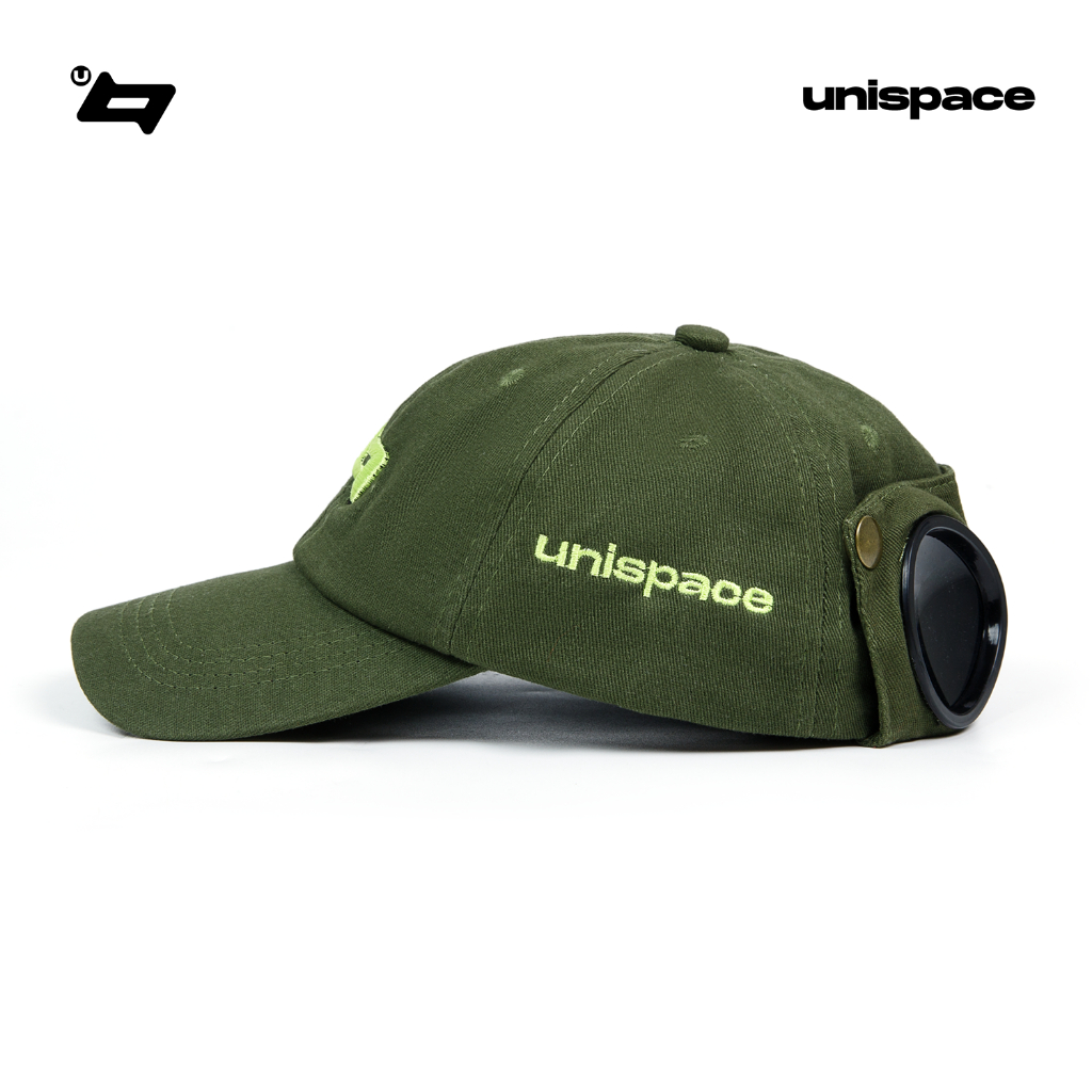 Mũ lưỡi trai thêu local brand By Unispace unisex nam nữ nón thể thao phối kính Pilot Cap