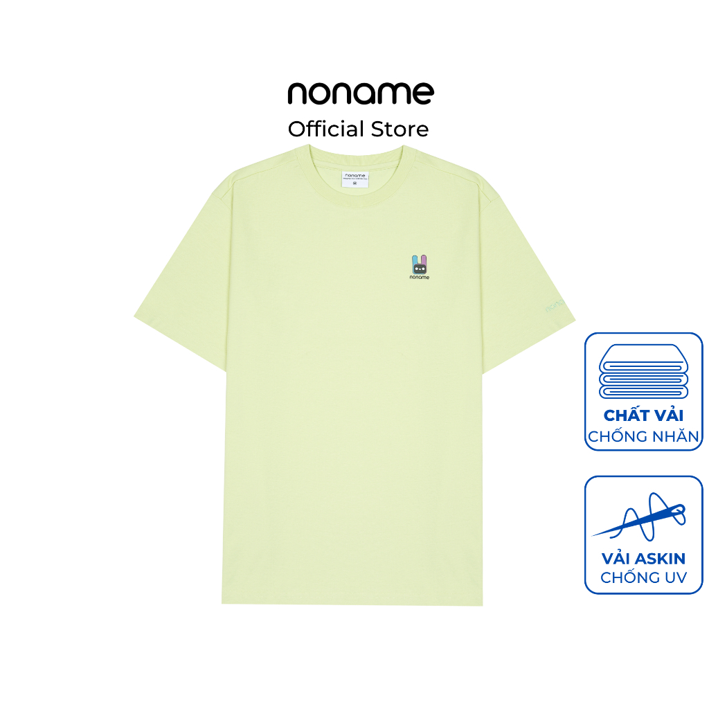 Áo Thun Regular-Askin noname Rabbit icon /Light Green_NNRADV001B411