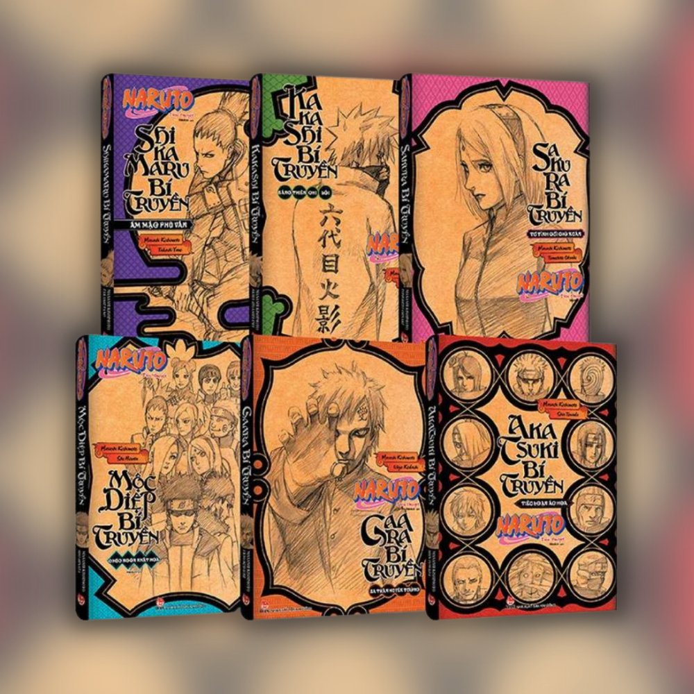 Sách - Tiểu Thuyết Naruto Bí Truyền