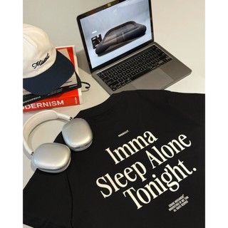 Áo Thun Sleep Alone Tee Missout - Black/White