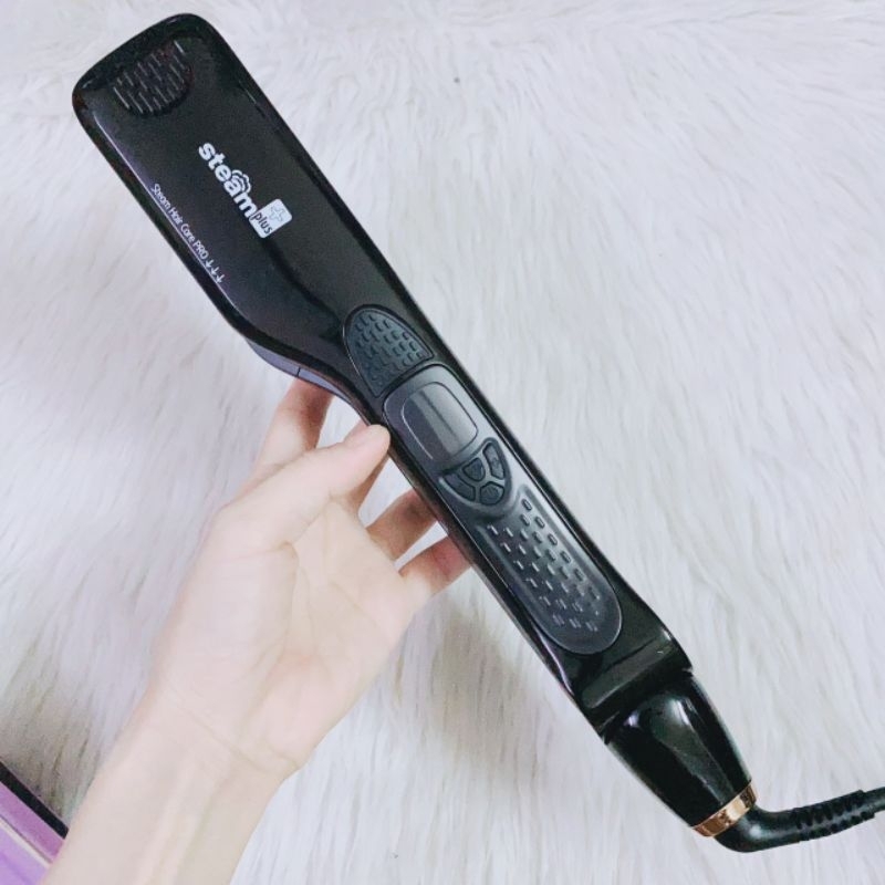 Máy Duỗi Tóc Hơi Nước Cao Cấp Steam Plus+ Máy ép tóc Retail Version Hair Straightener Hair Flat Iron HVSP
