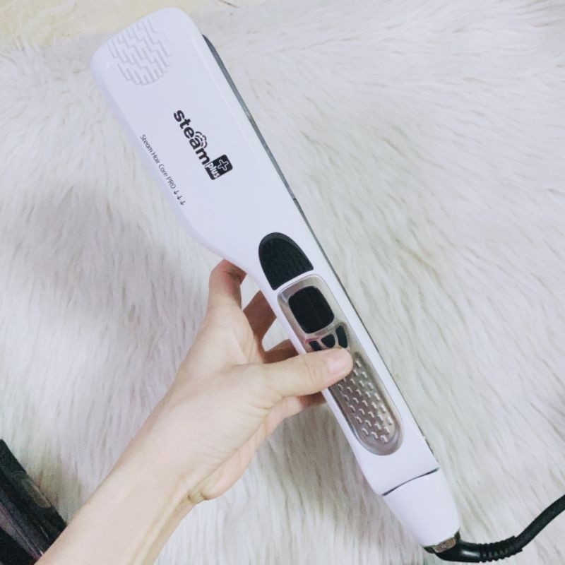 Máy Duỗi Tóc Hơi Nước Cao Cấp Steam Plus+ Máy ép tóc Retail Version Hair Straightener Hair Flat Iron HVSP
