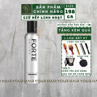 Gôm giữ nếp nhẹ Forte Series Texture Spray | MEDIUM HOLD - 198g