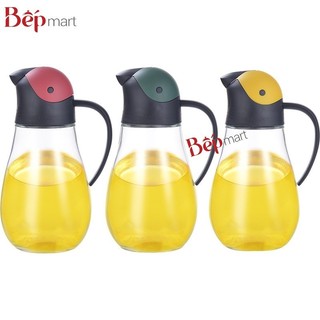Bình đựng dầu nắp mở tự động Locknlock CKO201 dung tích 550ml , chất liệu thủy tinh -bepmart