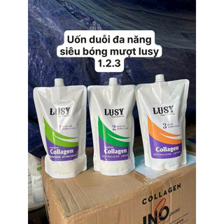 Kem uốn Kem duỗi tóc Lusy bộ 3 đa năng 1000ml