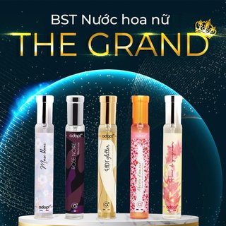 Nước hoa nữ  Adopt' BST The GRAND tinh dầu thơm chính hãng Pháp combo 5 lọ 30ml tự tin tỏa sáng mọi thời điểm