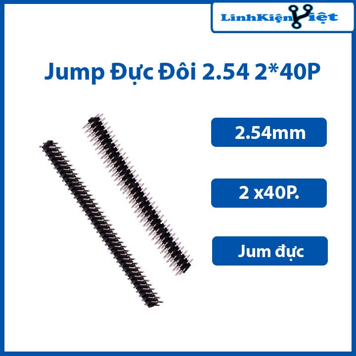 Jump Đực Đôi 2.54 2*40P