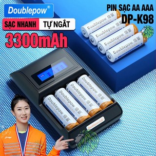 Pin Sạc AA & AAA và Bộ Sạc Pin DP-K98 Cao Cấp - Pin Dung Lượng Cao Cho Thiết Bị Điện Tử - Đồ Chơi Trẻ Em - Micro Karaoke