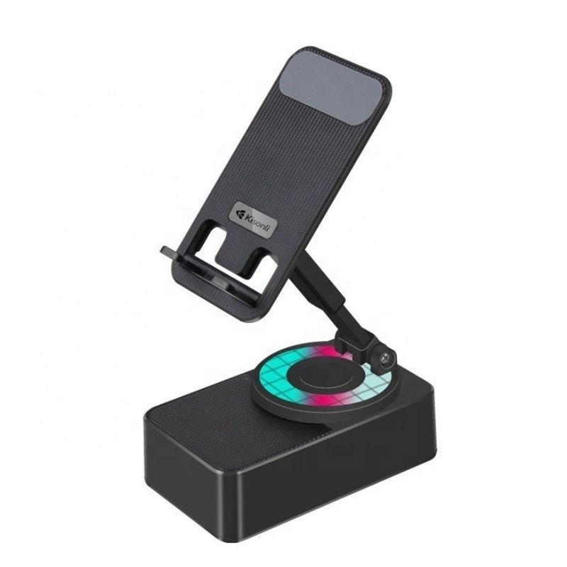 Loa bluetooth kiêm giá đỡ điện thoại 360 độ