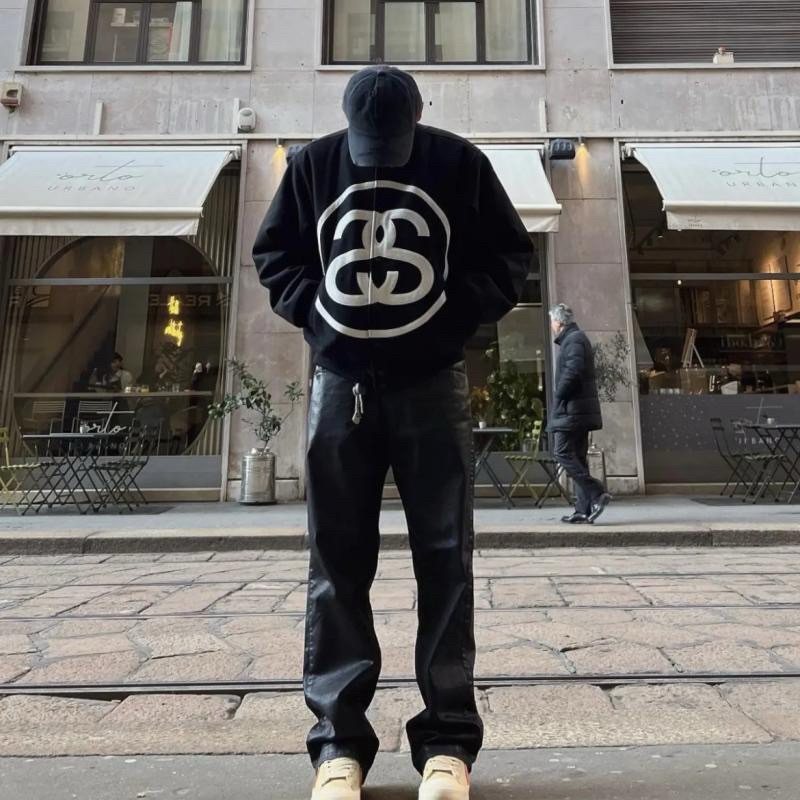 STUSSY VARSITY 2022 - Áo khoác dạ ép big logo thu đông