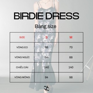 Đầm dài đuôi cá vải loang INTO.EIGHT thiết kế (BIRDIE DRESS)