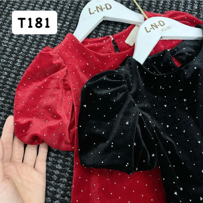 VÁY NHUNG ĐUÔI CÁ BÈO TƠ ĐÍNH CƯỜM CHO BÉ GÁI HÀNG QC