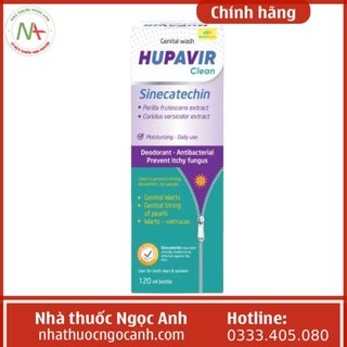 Dung dịch vệ sinh Hupavir Sinecatechin Clean lọ 120 ml