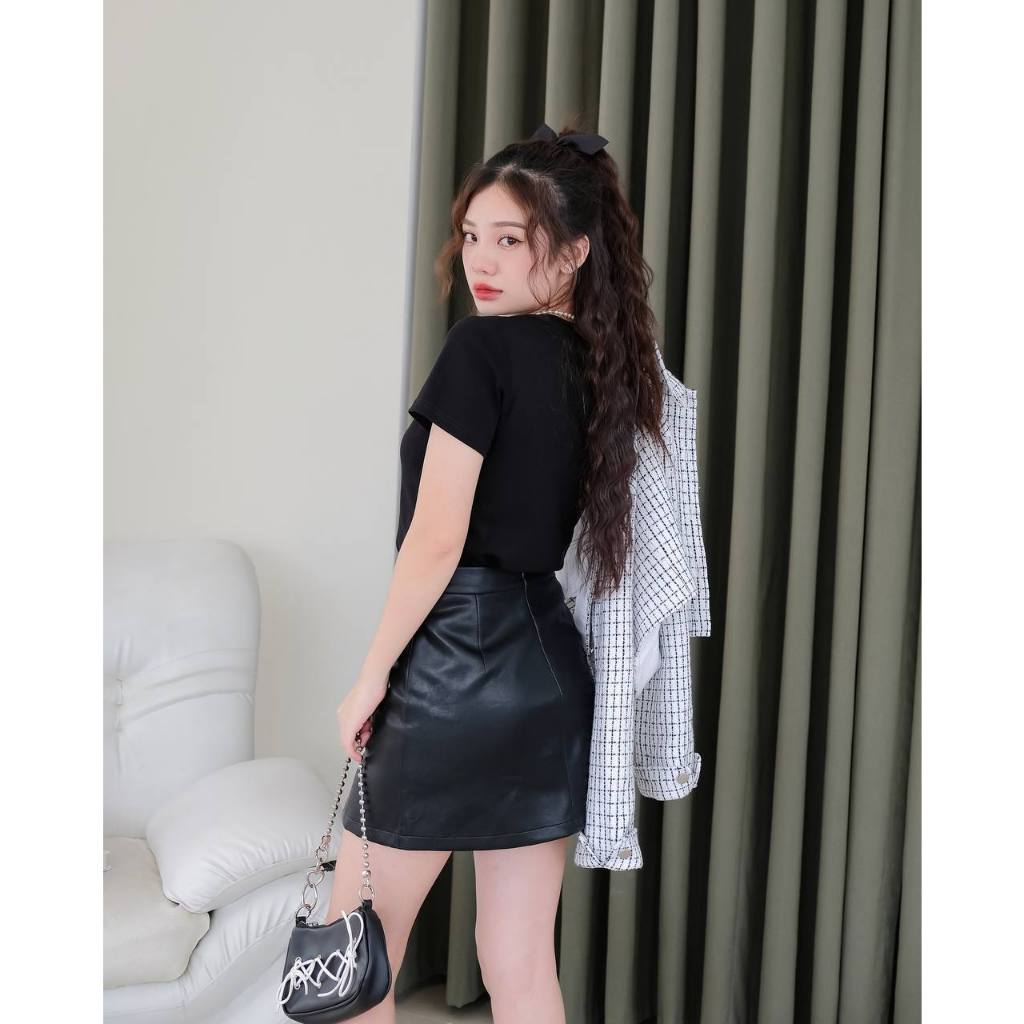 Chân váy da THE C.I.U - Adela Skirt