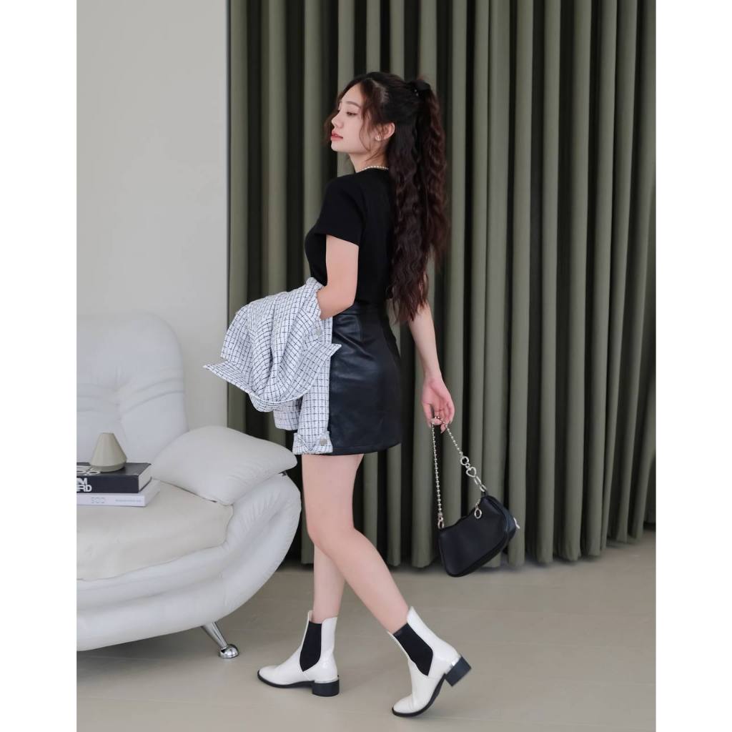 Chân váy da THE C.I.U - Adela Skirt