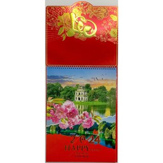 LỊCH TREO TƯỜNG 2024 - LỊCH TUẦN 2024 - LỊCH TREO 52 TUẦN 2024