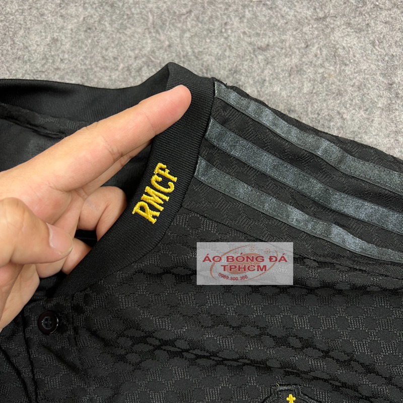 ReaI.mùa23/24-Áo Bóng Đá bản PLAYER hàng Thái cao cấp - ReaI.LlFE đen