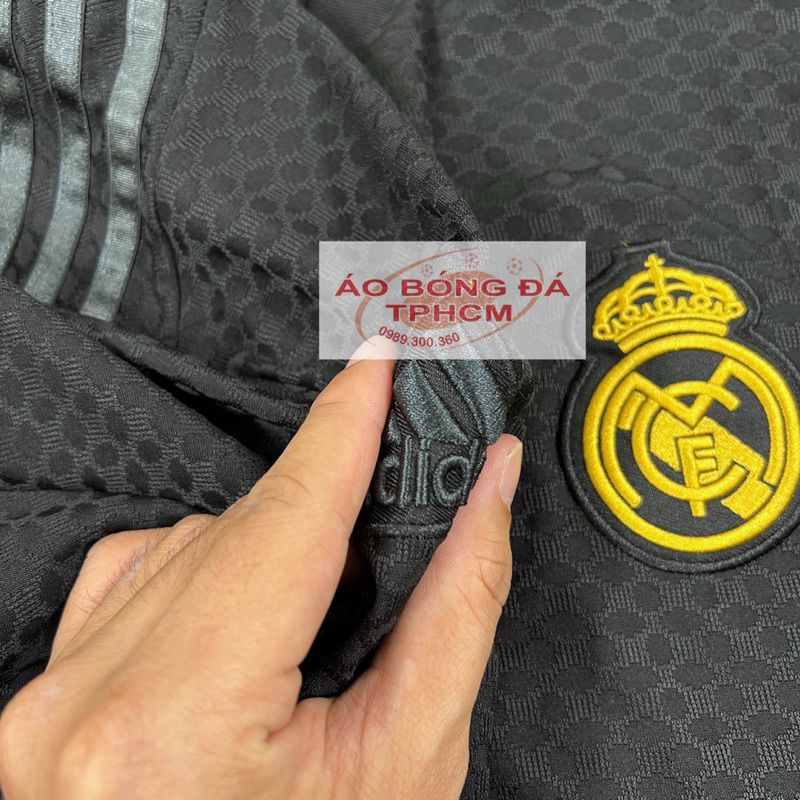 ReaI.mùa23/24-Áo Bóng Đá bản PLAYER hàng Thái cao cấp - ReaI.LlFE đen