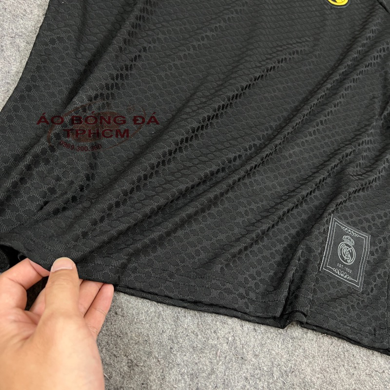 ReaI.mùa23/24-Áo Bóng Đá bản PLAYER hàng Thái cao cấp - ReaI.LlFE đen