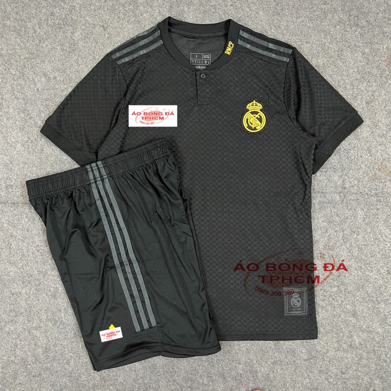 ReaI.mùa23/24-Áo Bóng Đá bản PLAYER hàng Thái cao cấp - ReaI.LlFE đen