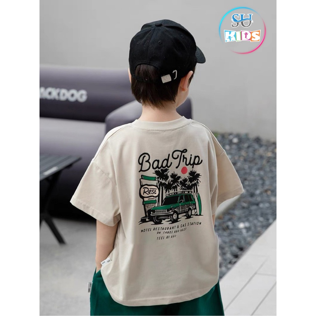 Set bộ bé trai cực đẹp, áo, quần túi hộp vải loại tốt mềm, mịn, thoáng mát - Bộ oto - SU001