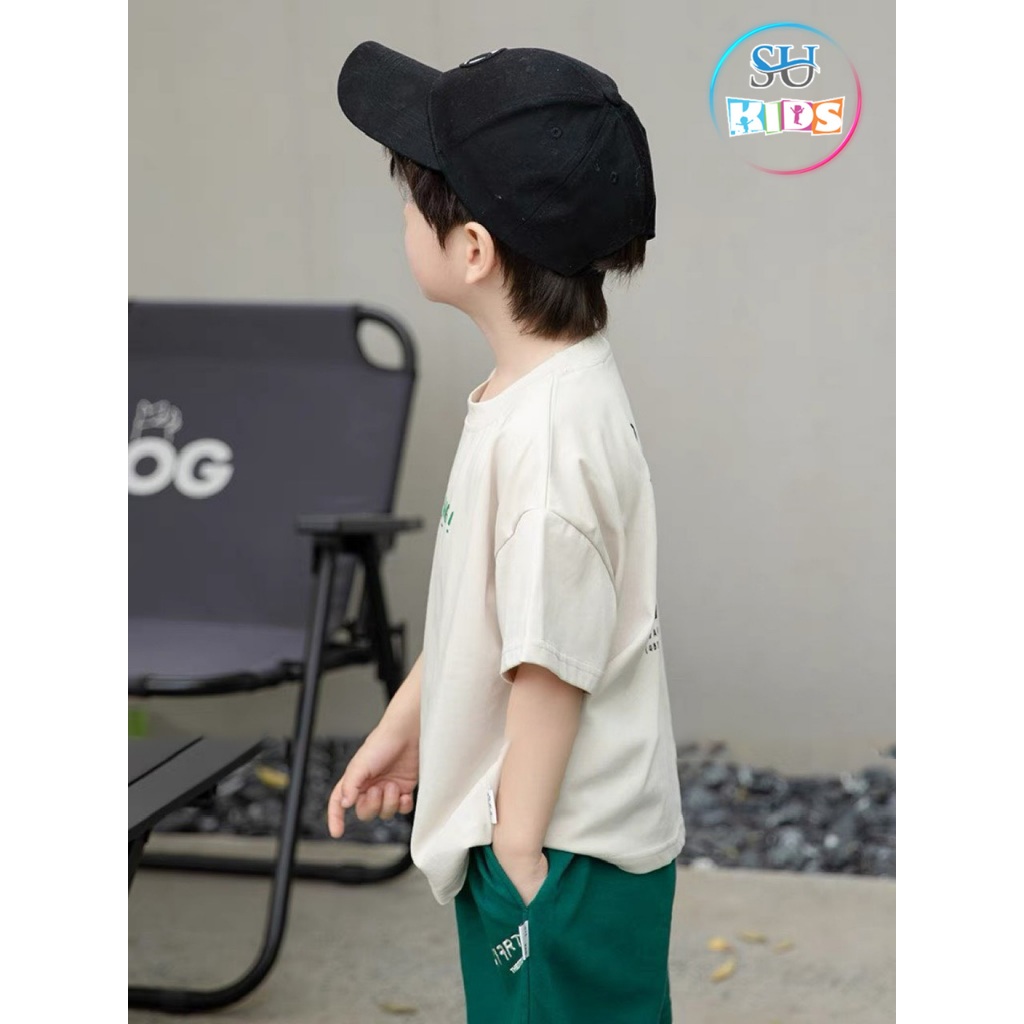 Set bộ bé trai cực đẹp, áo, quần túi hộp vải loại tốt mềm, mịn, thoáng mát - Bộ oto - SU001