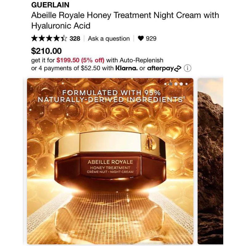 Gu€rlain Abeille Royale Honey kem dưỡng đêm cao cấp