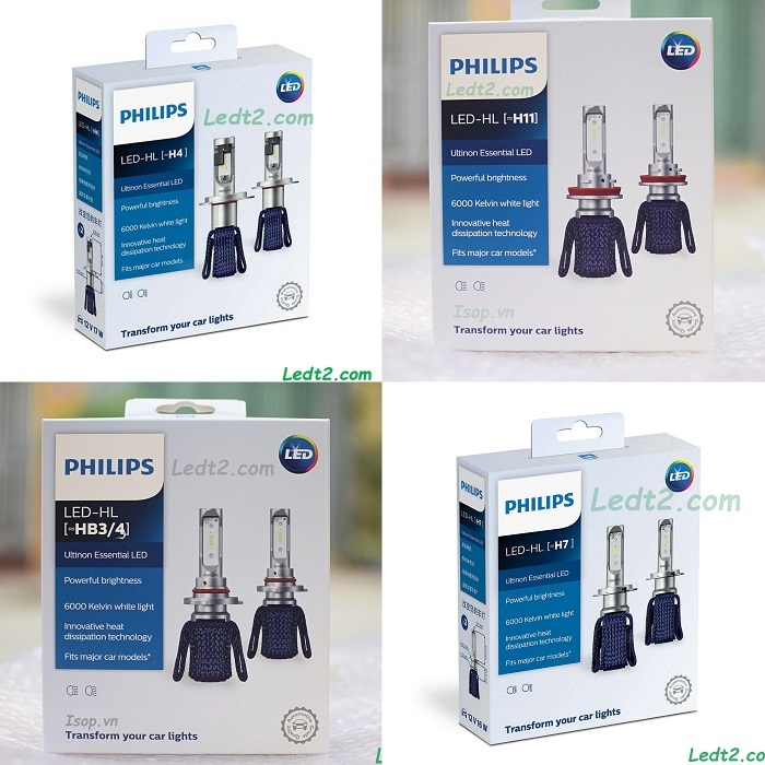 Đèn pha LED Philips Ultinon Essential Gen 1