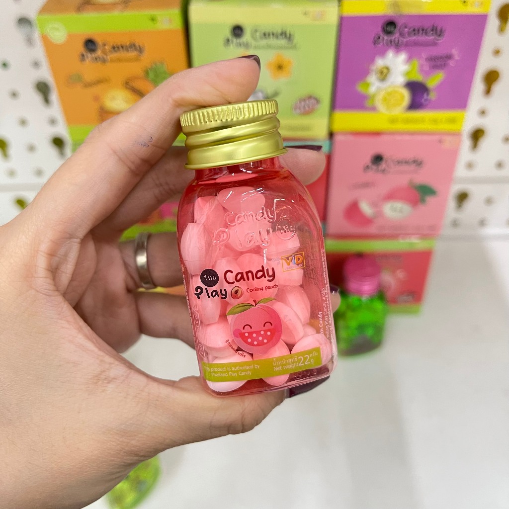 Kẹo ngậm thơm miệng Play Candy hãng VID Thái Lan các vị