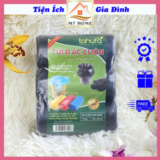 Combo 3 cuộn túi đựng rác đen, bịch nilong đựng rác đen