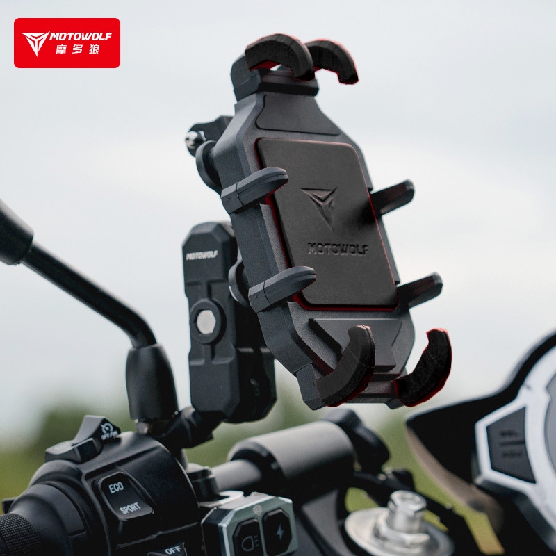 GIÁ ĐỠ ĐIỆN THOẠI MOTO VÀ XE MÁY MOTOWOLF MDL2827 V2