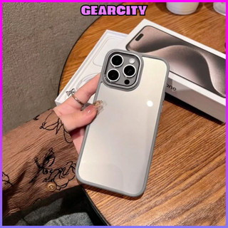 Ốp lưng iPhone Acrylic Trong Suốt Viền Chống Sốc Cao cấp Đẹp Long Lanh cho iPhone 11 12 13 14 15 Pro Max - GEARCITY