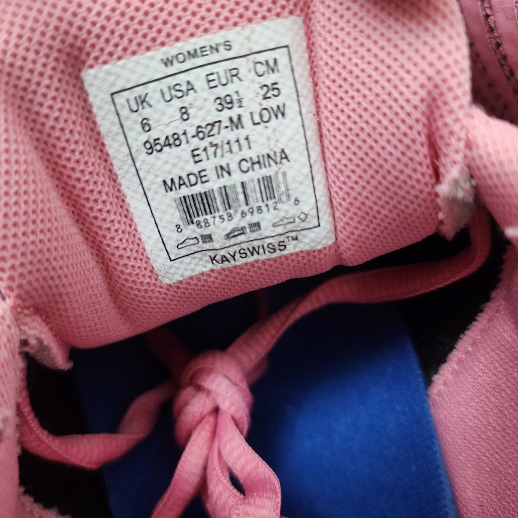 Giày Kswiss nam nữ hồng xanh đi bộ