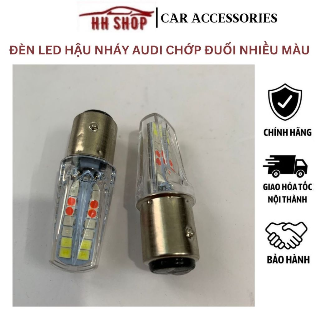 Đèn Hậu Nháy Audi Hiệu Ứng Chớp Đuổi Nhiều Màu Gắn Wave, Sirius, Ex135, Winner v1, Dream -LOẠI 1-