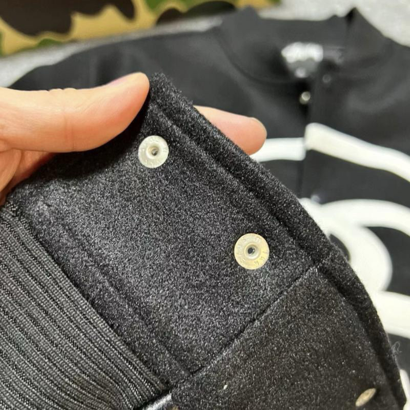 STUSSY VARSITY 2022 - Áo khoác dạ ép big logo thu đông