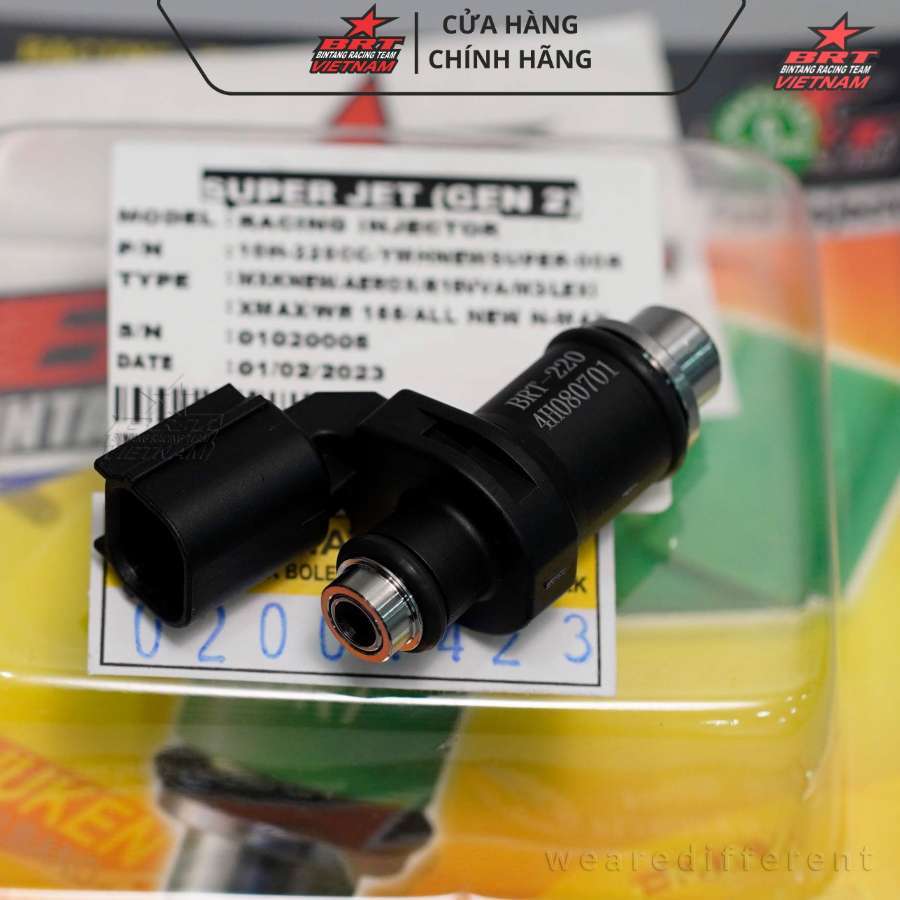 Kim phun BRT GEN 2 dành cho các dòng xe Yamaha đời mới Exciter 2019/Ex155/R15/MT15/Fz155/NVX-(GEN 2 )