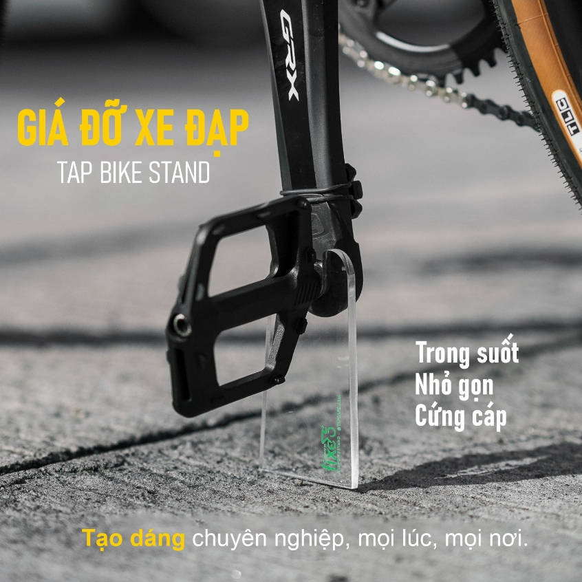 Giá Đỡ Xe Đạp Chụp Ảnh Trong Suốt TapBikeStand - Chất Lượng Cao Cấp (Dày 5mm Và 8mm)