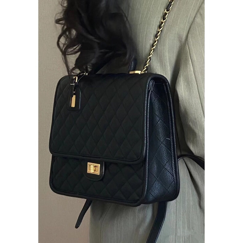 Balô mini Zara đeo vai đeo chéo da trần trám