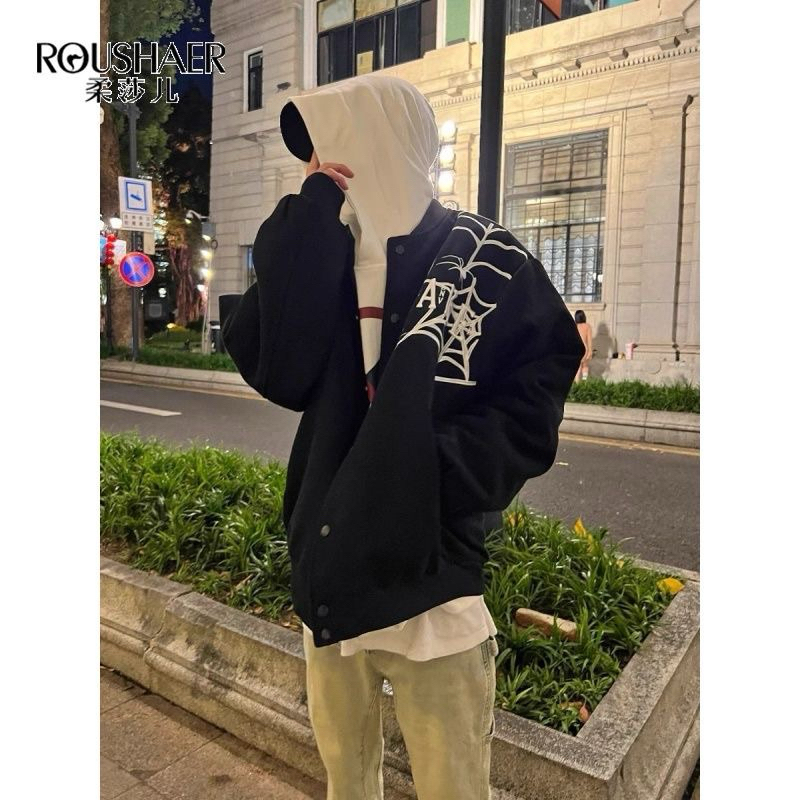 MAKE SPIDER BOMBER JACKET - Áo khoác nỉ thu đông 2023