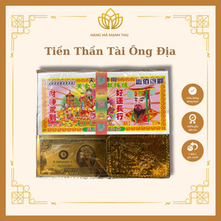 Lễ thần tài ông địa - vàng mã