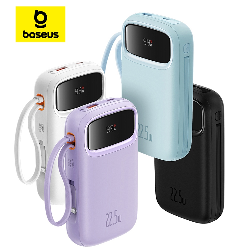 Sạc Dự Phòng Baseus 20000mAh PD 22.5W Hai Cổng Tiện Dụng Cho Điện Thoại