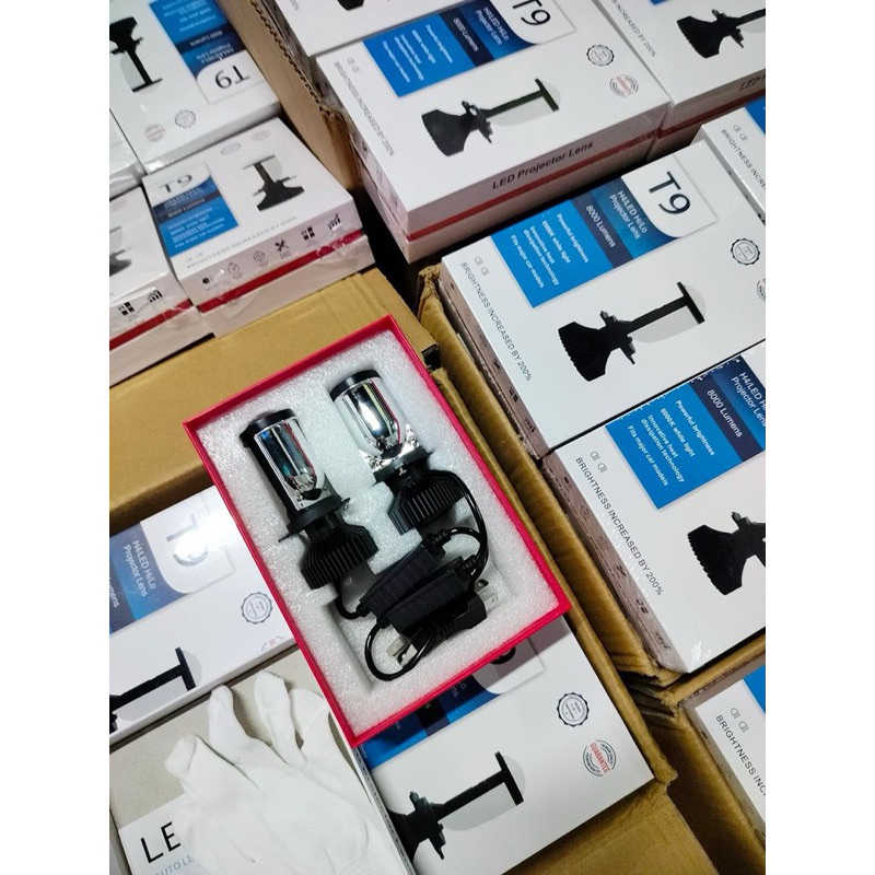 Đèn Pha Bi Cầu T9 Mẫu Mới 2023 Chân H4 Gắn Xe Máy Bảo Hành 1 Năm