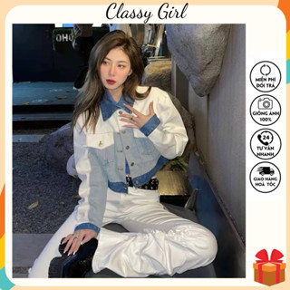 Áo Khoác Croptop Kaki Phong Cách Retro Cho Nữ Áo Khoác Ngoài Ulzzang Girl Hottrend